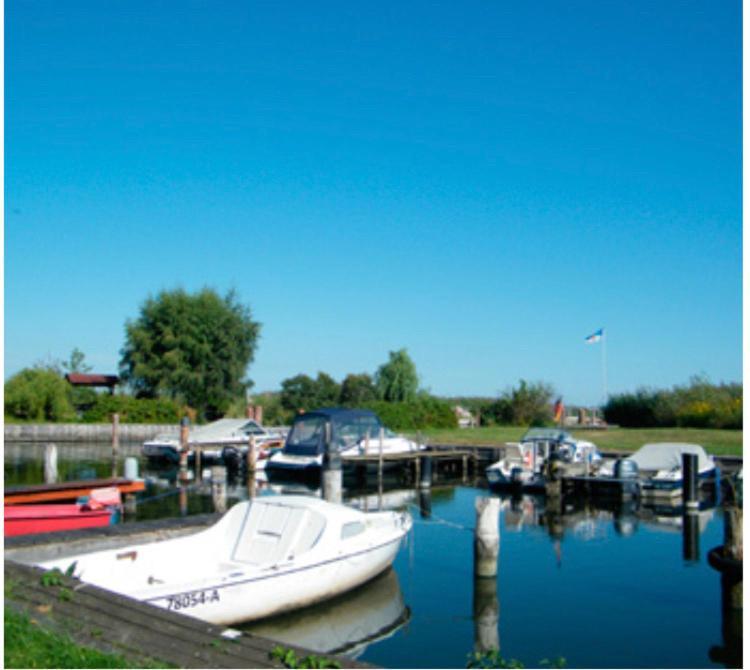 Sonniges Ferienhaus Fischer-Huus Vor Usedom & Direkt Am Haff Und Wasserzugang Mönkebude Exterior foto
